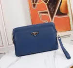 Prada Hand Wallet Blue