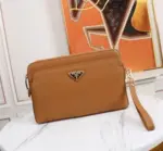 Prada Hand Wallet Brown