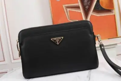 Prada Hand Wallet Black