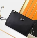 Prada Clutch Wallet 25cm Black