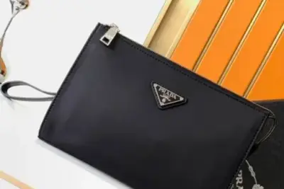 Prada Clutch Wallet 25cm Black