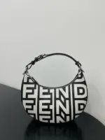 Fendi Praphy Bag White Black