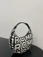 Fendi Praphy Bag White Black - Image 3