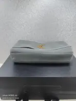 YSL Kate Medium Reversible Shoulder Blue-Grey - Image 3