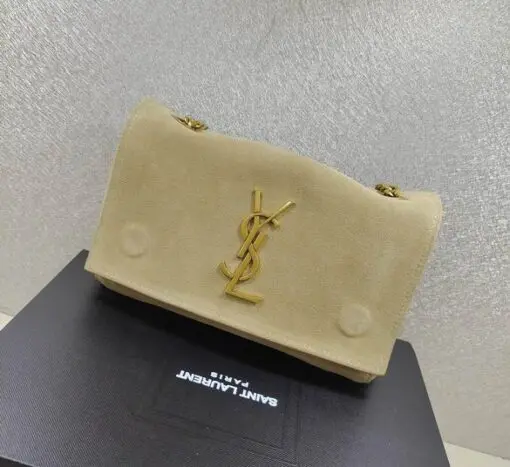 YSL Kate Medium Reversible Shoulder Bag Grey