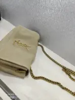 YSL Kate Medium Reversible Shoulder Bag Grey - Image 3