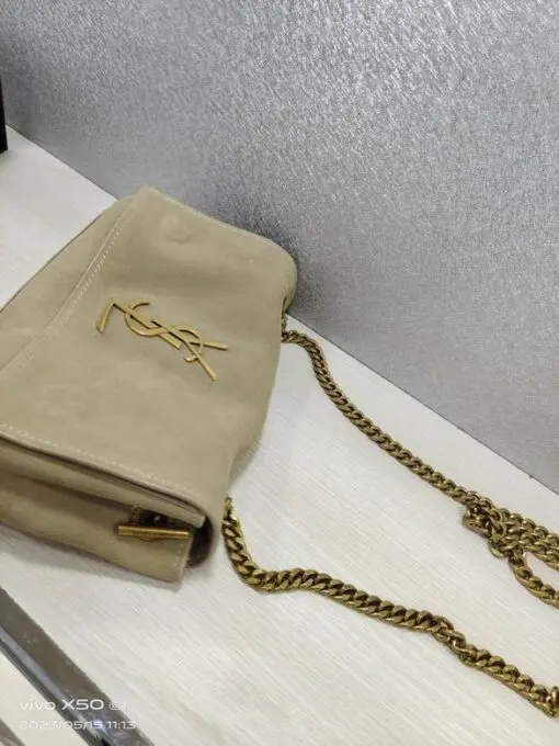 YSL Kate Medium Reversible Shoulder Bag Grey - Image 3