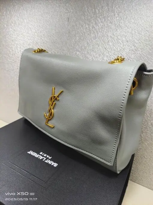 YSL Kate Medium Chain Bag Sky Blue - Image 3