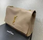 YSL Kate Medium Chain Bag Pale Grayish