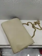 YSL Kate Medium Chain Bag Beige & Gold - Image 2