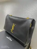YSL Kate Medium Chain Bag Gold & Black - Image 2