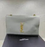 YSL Kate Medium Chain Bag Sky Blue