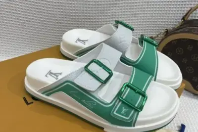 LV Trainer Mule Green Grey