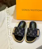 LV Slipper Black - Image 2