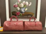 Goyard Boston Bag Red