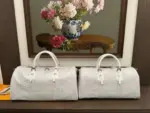 Goyard Boston Bag White