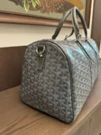 Goyard Boston Bag Grey - Image 3
