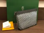 Goyard Conti Pouch Grey - Image 2