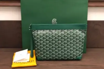 Goyard Conti Pouch Green