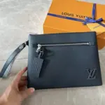 LV Takeoff Pouch Navy Blue