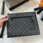 LV Takeoff Pouch Damier Graphite Canvas