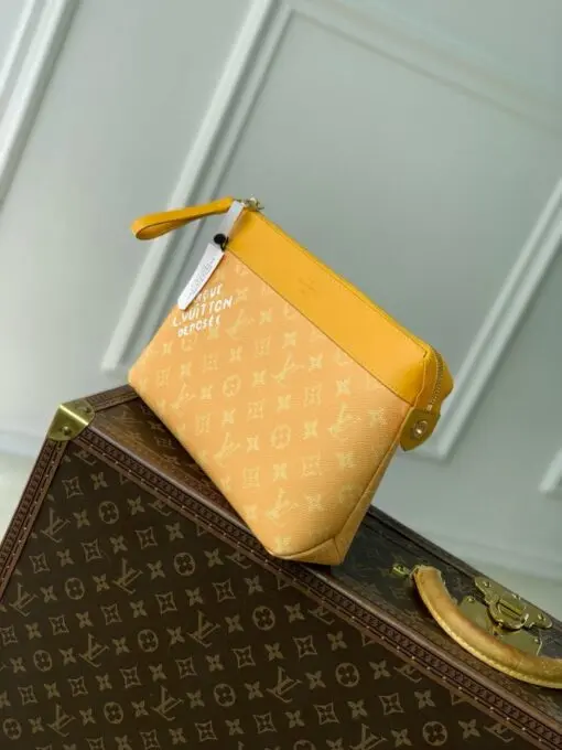 LV Pochette Voyage Souple Monogram Eclipse Yellow - Image 3