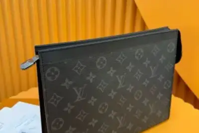 LV Pochette Voyage Monogram Eclipse Black