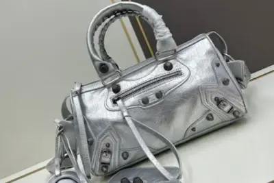 Balenciaga Mini Citi Bag Silver
