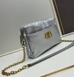 Balenciaga Single Shoulder Bag Silver