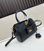 Balenciaga Belair Carry Leather Black