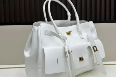 Balenciaga Belair Carry White