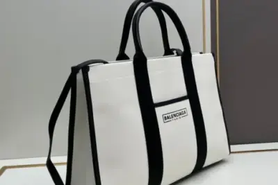 Balenciaga Hardware Tote Bag Black & White