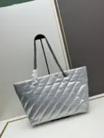 Balenciaga Crush Bag Silver - Image 2