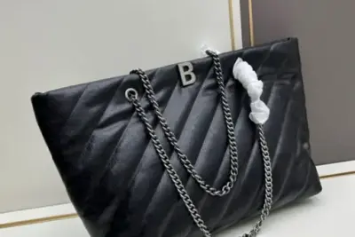 Balenciaga Crush Bag Black