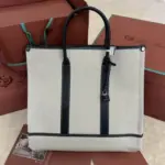 Loro Piana Beam Tote Bag White