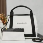 Balenciaga Cabas Bag Black & White