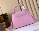 LV BB Pink Taurillon Leather Handbag With Accented Jewel - Image 2