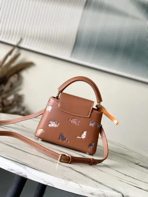 LV Capucines BB Mini Handbag Catogram Brown - Image 2