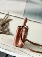 LV Capucines BB Handbag Catogram Brown - Image 3