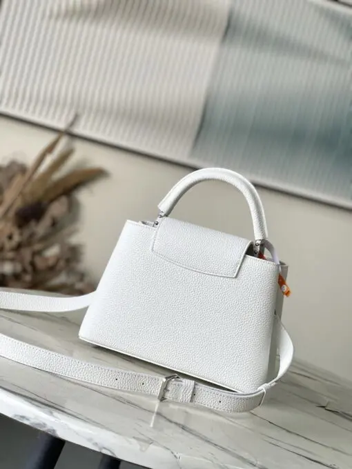 LV BB Handbag Crafted Premium Taurillon Leather White - Image 2