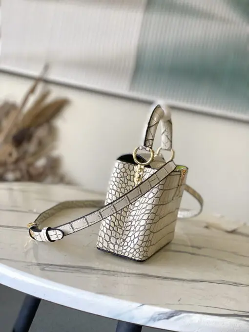 LV Capucines BB Mini Handbag Gradient Crocodile Leather - Image 3