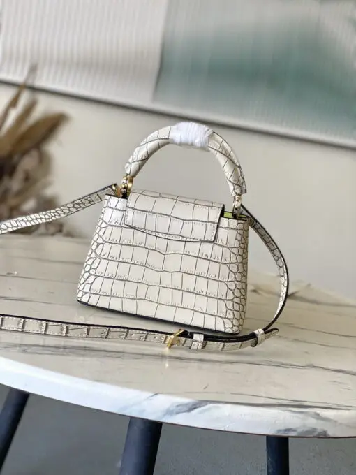 LV Capucines BB Mini Handbag Gradient Crocodile Leather - Image 2