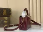 LV Capucines East West BB Mini Bag Burgundy Taurillon Leather - Image 3
