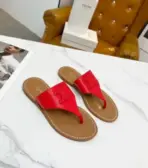 Céline Triomphe Slides Red