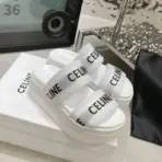 Celine White Slide In Mesh - Image 3