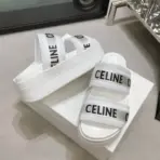 Celine White Slide In Mesh - Image 2