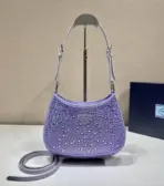 Prada Cleo Satin Bag Purple