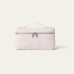 Loro Piana Extra Pocket L19 Ostrich Leather Bag Whisper Pink