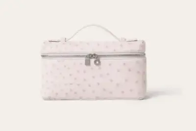 Loro Piana Extra Pocket L19 Ostrich Leather Bag Whisper Pink