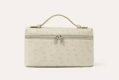 Loro Piana Extra Pocket L19 Pouch Ostrich Leather